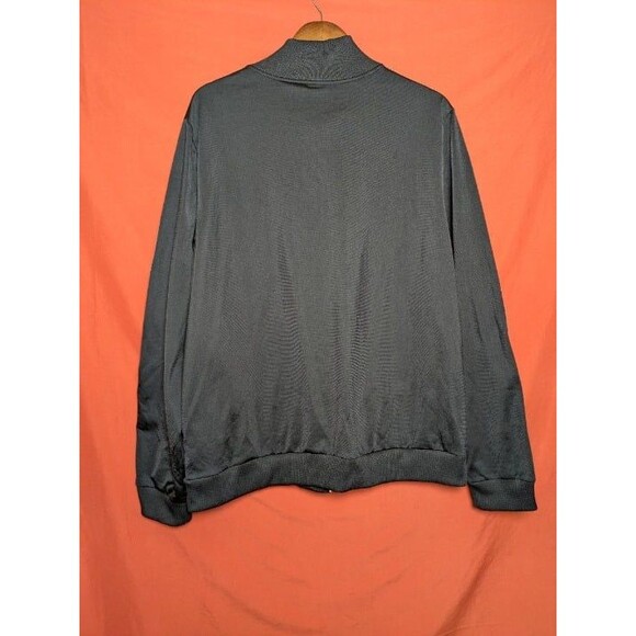 Umbro Black Track Jacket Size XL Blokecore White Geometric Stripes Y2K Athletic - Picture 8 of 8